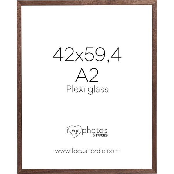 Focus Soul Walnut Veneer 42X59,4 (A2) Plexi