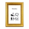Ram Rokoko Guld 18x24 Plexiglas