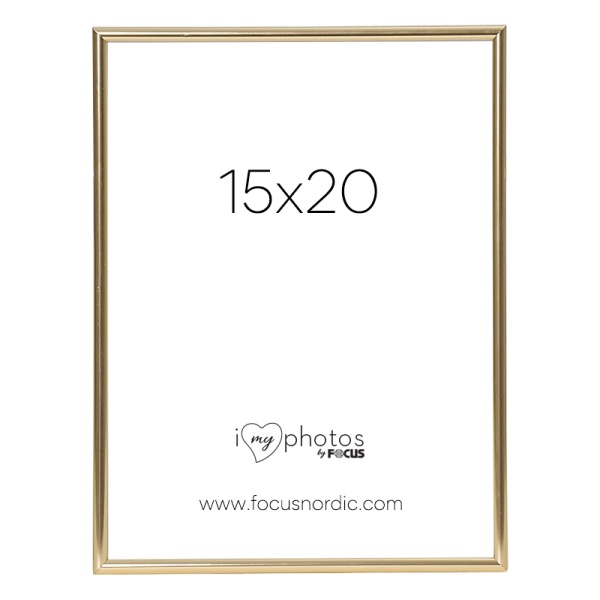 Ram Can-Can Aluminium Shiny Guld 15X20