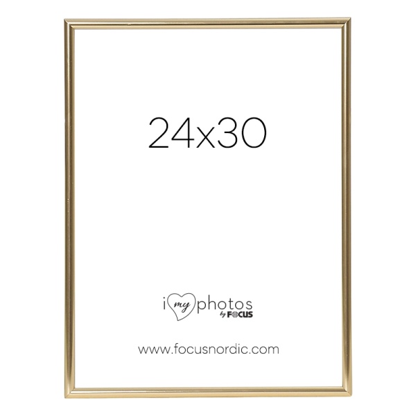 Ram Can-Can Aluminium Shiny Guld 24X30