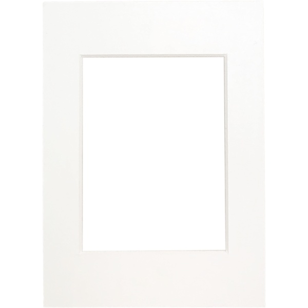 Passepartout 40X50 Vit