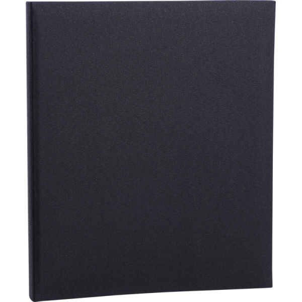 Focus Base Line Canvas Ringbinder Black
