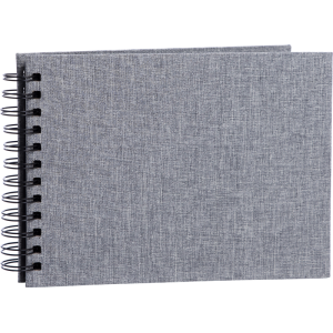Focus Base Line Canvas Wire-O 23X17 Grey W. Black Sheets