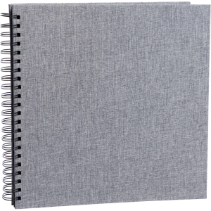 Focus Base Line Canvas Wire-O 30X30 Grey W. Black Sheets
