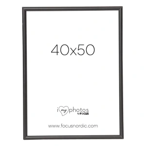 Ram Can-Can Aluminium Svart 40X50