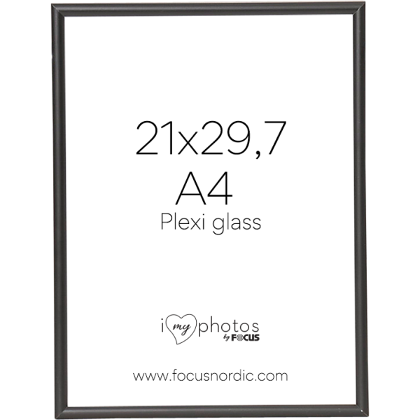 Ram Can-Can Aluminium Black 21x29,7 (A4) Plexi